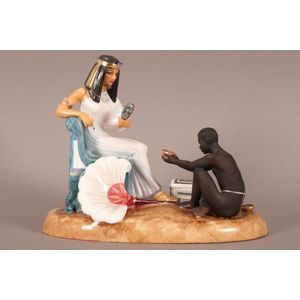 Royal Doulton 'Cleopatra' porcelain figure group, from 'Les&hellip;