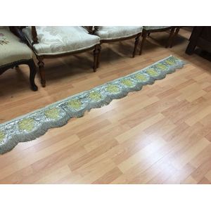 Russian Orthodox alter pelmet, brocade design, continuous hand…