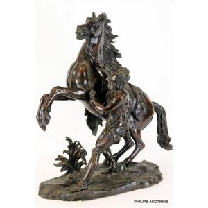 A French bronze model of the Marly horse, after Guillaume…
