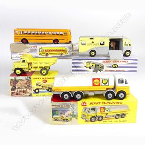 Four boxed Dinky 'Supertoys' model vehicles, including models;…