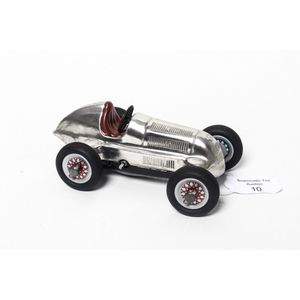 Shuco toy, clockwork open wheel tin plate racing car, Mercedes…