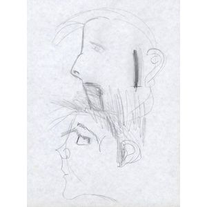 Michael Jackson (1958-2009), (self portraits), four sketches on…