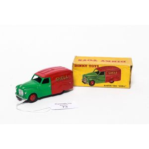 Dinky toys, boxed Austin van, 470, shell delivery van