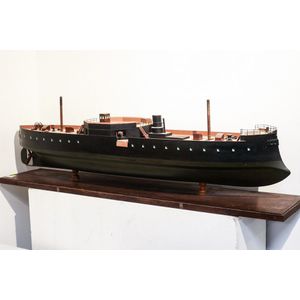 Scale model, gun ship iron clad prototype (of the Belleisle &…