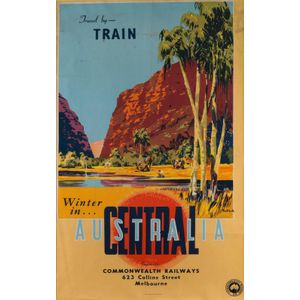 Vintage Australian tourism posters - price guide and values