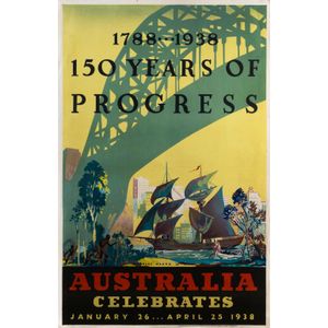 Charles Meere (London 1890 ? Sydney, 1961), '1788 ... 1938, 150…
