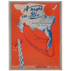 Pram factory Theatre poster: 'A night in Rio and other bummers :…