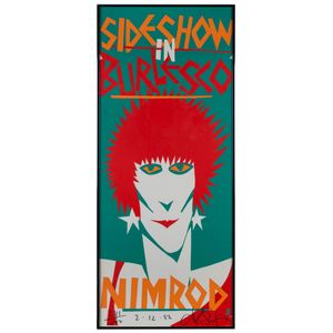 Martin Sharp (1942 - 2013), Sideshow in Burlesco (Nimrod),…
