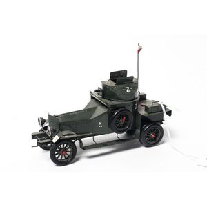 Armoured car, Heco tinplate model 1915 Rolls Royce, hand made…