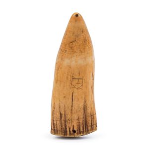 Tabua sperm whale's tooth pendant, Fijian origin, 19th century,…