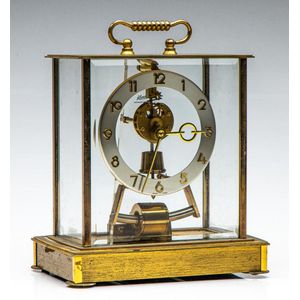 Kundo Glass Desk Clock - Battery Operated - Clocks - Zother - Horology 