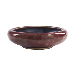 A large Chinese flambe-glazed Brushwasher, Qing Dynasty&hellip;