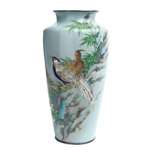 A Japanese Ota cloisonne vase, Taisho (1912-1926) or Showa…