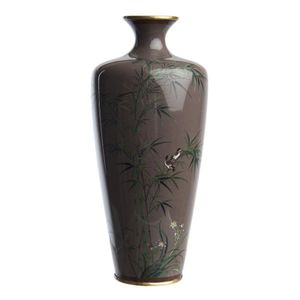 A Japanese cloisonne vase, Meiji period (1868-1912), of…