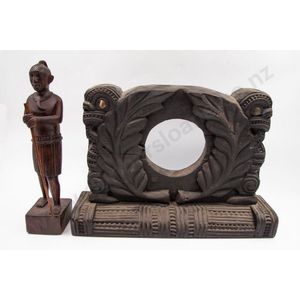 Maori Figure Clock Case - Clocks - Figural - Horology (Clocks & watches)