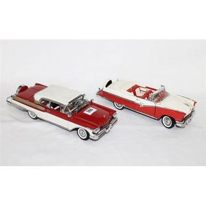 Two Danbury Mint models, including 1957 mercury Turnpike…