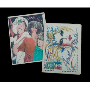 Andy Warhol signed Interview cover. December 1977 issue with…