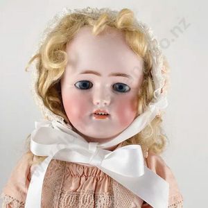 Simon & Halbig bisque doll, sleeping blue eyes open mouth with&hellip;
