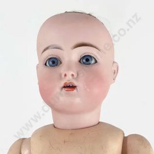 Possible Simon & Halbig bisque doll, sleeping blue eyes open&hellip;
