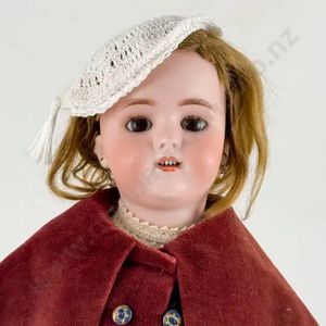 Simon & Halbig bisque doll, sleeping brown eyes with lashes&hellip;