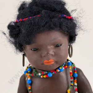 Heubach Koppelsdorf brown bisque character doll, sleeping eyes…