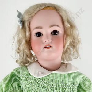 Heinrich Handwreck bisque doll, sleeping brown eyes open mouth&hellip;