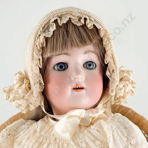 Simon & Halbig bisque doll, sleeping blue eyes open mouth with&hellip;