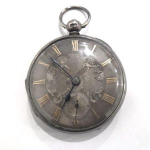 Antique sterling silver case pocket watch - price guide and values