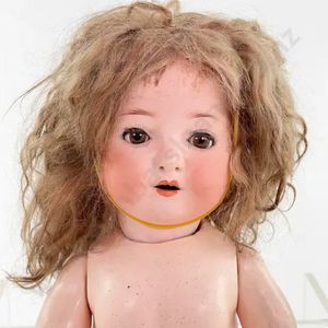 Heubach Koppelsdorf bisque character toddler doll, sleeping…