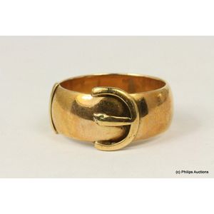 Vintage Buckle Ring  Belt Buckle Ring - Trademark Antiques