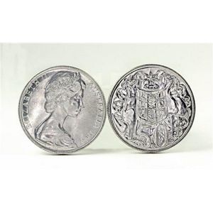 Queen Elizabeth II 1966 fifty cent coins, 20 x ef-unc.