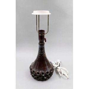 E Gludis for Stentoj Denmark, Ceramic table lamp, glazed…
