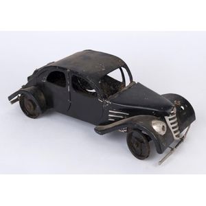 A scratch-built Tourer, aluminum, painted metal with rubber…