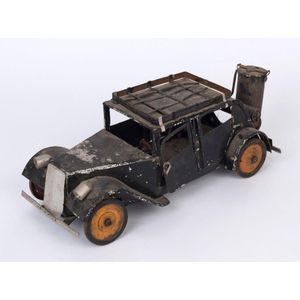 A scratch built 'steam driven' Grand Tourer, painted metal and…