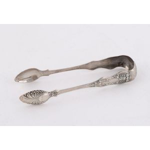Antique Tableware George Wintle Hallmarked London 1794 Silver Sugar Tongs Nips REF:435K Sterling English
