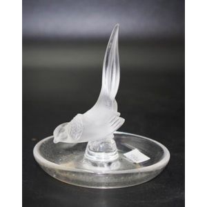 Lalique (France) ring and pin dishes - price guide and values