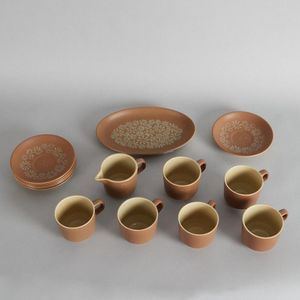 A set of Crown Lynn 'Palm Springs' Pottery designed by Dorothy&hellip;