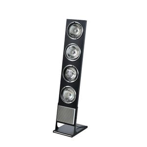 A contemporary floor lamp by Modular, the contemporary black…