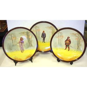 Royal Doulton Shakespeare series 3 large chargers, series ware,…