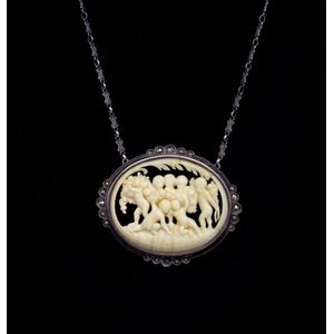 Elephants Carved Bovine Bone Necklace $5 each - jewelry - by owner - sale -  craigslist