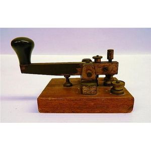 Ancien Signal Code Morse Fleron – Boîtier Avec Notice Pour Code, Vintage