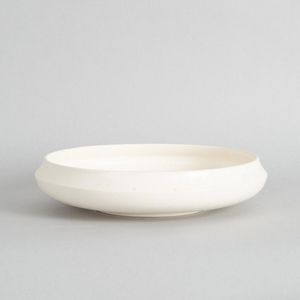 A Crown Lynn hand potted bowl, shape number '55', hand etched&hellip;