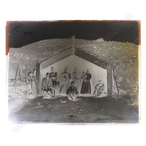19th century photographer unknown two full glass plate…
