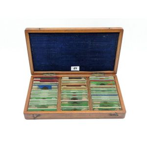 Antique collection of glass slides, Victorian and Edwardian…