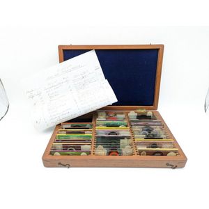 Antique collection of glass slides, Victorian and Edwardian…