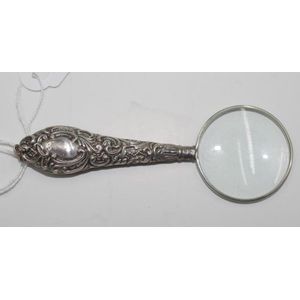 Sterling silver handled magnifying glass handle hallmarked…