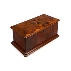 William Norrie (New Zealand) jewellery box, handsomely inlaid…