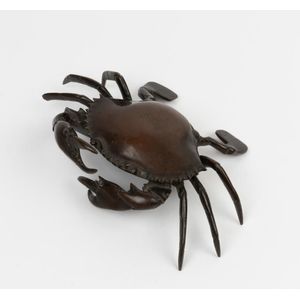 Bronze Crab Inkwell, Japanese, c. 1900 - Bronze - Oriental