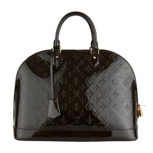 Louis Vuitton Alma BB Black in Calfskin Leather with Gold-tone - US