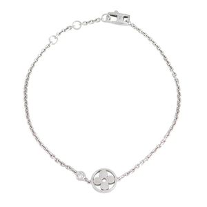 Louis Vuitton Idylle Blossom Monogram Bracelet - Silver, 18K White